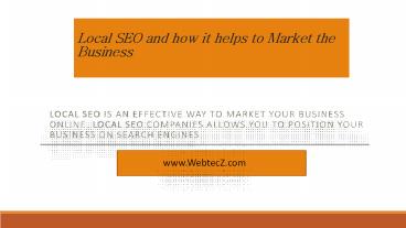 How Local SEO helps to improvise the Business