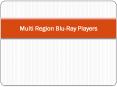 Multi Region Blu Ray Players - Shemaroo Home Theaters PowerPoint PPT Presentation