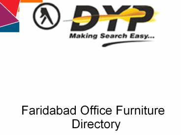Faridabad Office Furniture Directory (5)