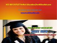 HCS 465 OUTLET Perfect Education/hcs465outlet.com