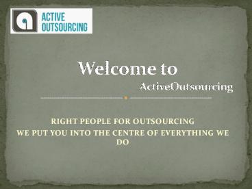 Outsourcing Business