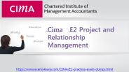 Cima E2 Braindumps