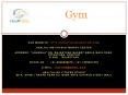 Gym PowerPoint PPT Presentation