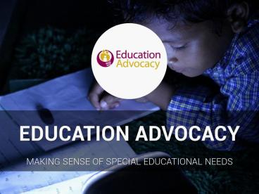 Educational Advocacy