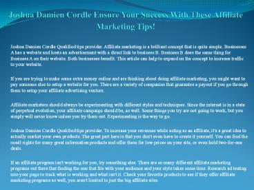 Joshua Damien Cordle What Makes Me A Writer