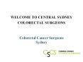 Colorectal cancer surgeons sydney PowerPoint PPT Presentation