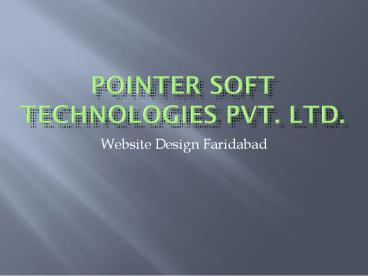 Top and Best website design Faridabad