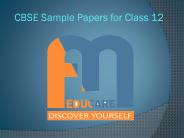 CBSE Sample Papers for Class 12 (1)