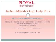 Indian Marble Onyx Lady Pink