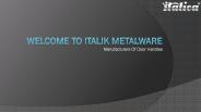 Stainless Steel Hardware For Your Home Security