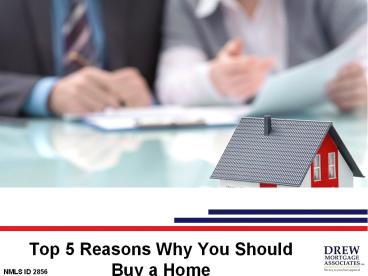 Top 5 Reasons You Should Buy a Home