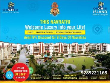 Orchid Island Sector 51 Gurgaon