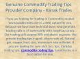 Genuine Commodity Trading Tips Provider Company - Kanak Trades PowerPoint PPT Presentation