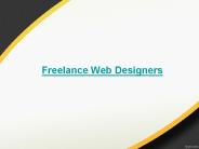 Why should you hire a freelance web designer?