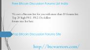 Free Bitcoin Sites India