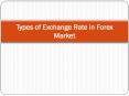Types of Exchange Rate in Forex Market PowerPoint PPT Presentation