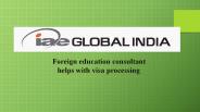Foreign education consultant helps with visa processing