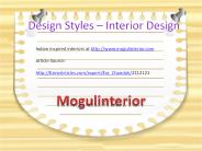 Design Styles - Interior Design