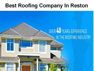 Know about the Benefits of Professionals Roofing Company