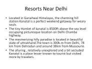 Luxury Resorts Near Delhi