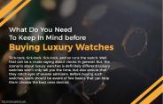 Characteristics of Analog Watch Displays