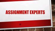 Assignment Experts