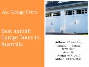 Best Autolift Garage Doors in Australia
