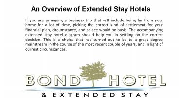 An Overview of Extended Stay Hotels