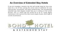 An Overview of Extended Stay Hotels