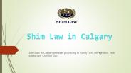 Family Lawyers Calgary - Shim Law