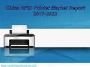 China RFID Printer Market Report 2017-2022