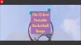 12 Best Portable Basketball Hoop PowerPoint PPT Presentation