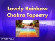 Lovely Rainbow Chakra Tapestry
