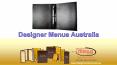 Designer Menus for Best Custom Menu Products PowerPoint PPT Presentation