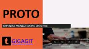 PROTO – RESPONSIVE PARALLAX COMING SOON PAGE