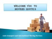 Long Distance Movers