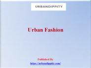 Urban Fashion