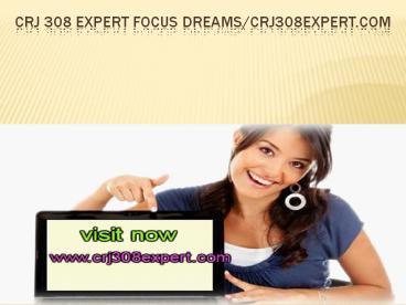 CRJ 308 EXPERT Focus Dreams/crj308expert.com