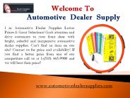 Retail Dealer Starter Kit