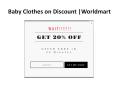 Baby Clothes on Discount |Worldmart