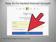 How to Fix Hacked Hotmail Account