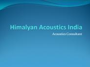Acoustics Consultant