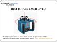 Best Rotary Laser Level PowerPoint PPT Presentation