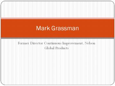 Mark Grassman -Business Excellence LLC