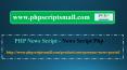 News Script Php - PHP News Script (phpscriptsmall) PowerPoint PPT Presentation