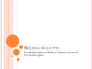 Melissa Galiotto - Psychotherapist
