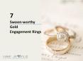 7 Swoon-worthy golden engagement rings PowerPoint PPT Presentation