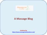 A Massage Blog