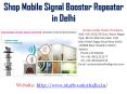 Shop Latest Mobile Signal Booster Repeater in Delhi India
