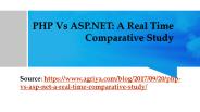 PHP Vs ASP.NET: A Real Time Comparison